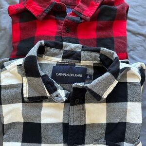 Calvin Klein Flannel Button Ups